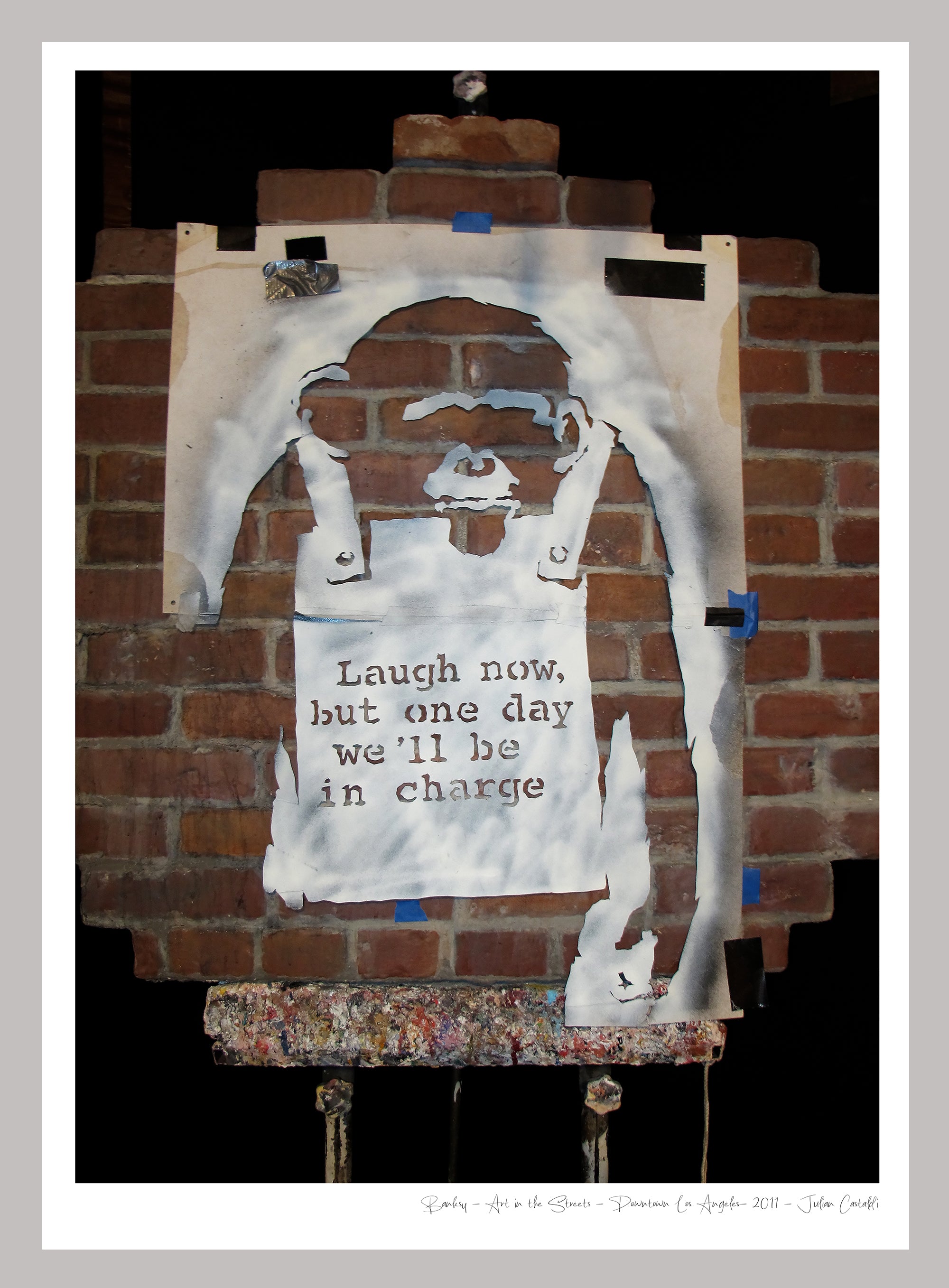 BANKSY LAUGH NOW