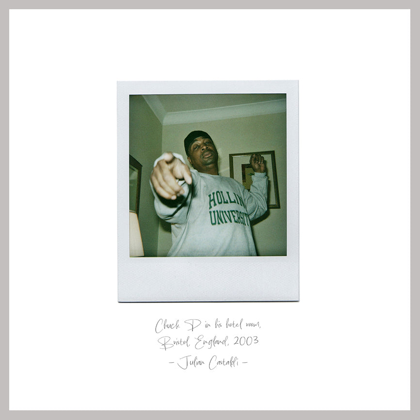 Chuck D — original Polaroid fine art print by Julian Castaldi, 170gsm satin archival paper