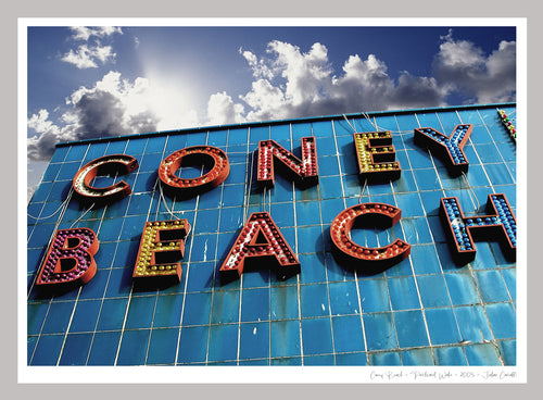 CONEY BEACH — landscape fine art photography print by Julian Castaldi, 170gsm satin archival paper