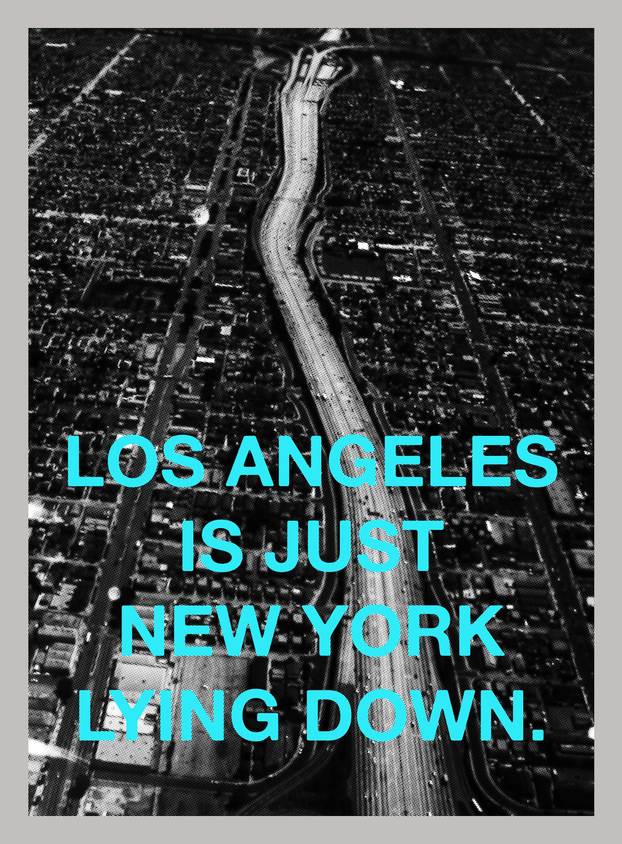 LA IS NY LYING DOWN