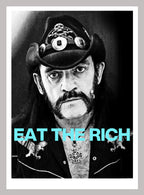 EAT THE RICH - Lemmy Motorhead Photography print by Julian Castaldi