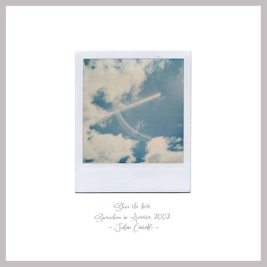 Skies the limit — original Polaroid fine art print by Julian Castaldi, 170gsm satin archival paper