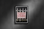 Banksy Art Dealer - Portrait Frame