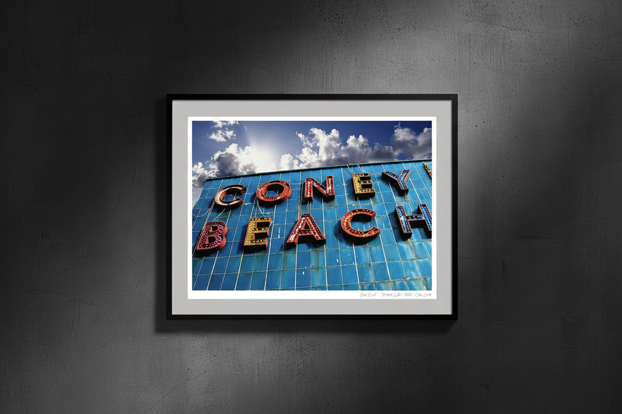 Coney Beach - Landscape Frame