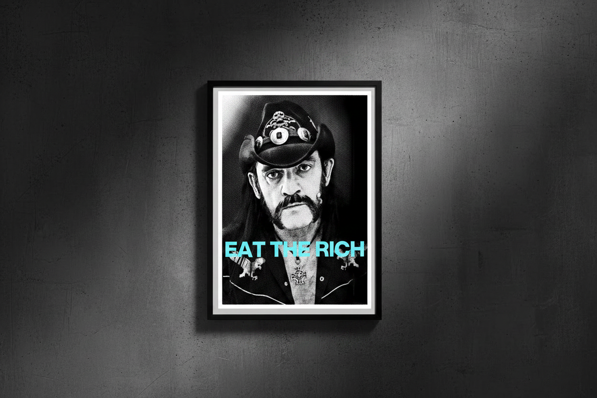Eat The Rich - Portrait Frame