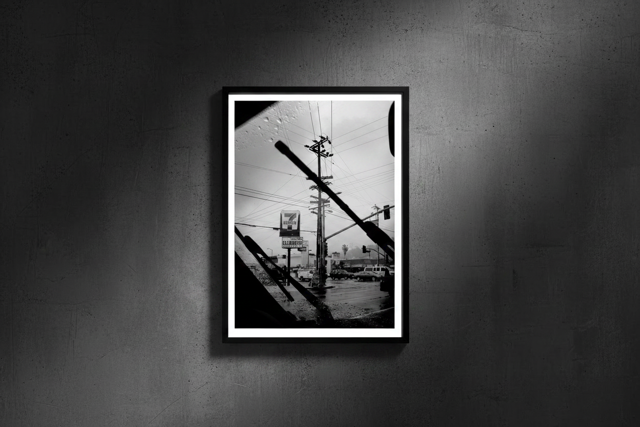 LA Rain - Portrait Frame
